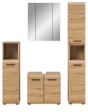 Badm�bel Set 4-teilig Cover in Artisan Eiche Badkombination 150 x 185 cm