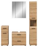 Badm�bel Set 4-teilig Cover in Artisan Eiche Badkombination 150 x 185 cm