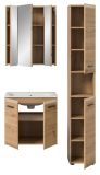 Badm�bel Set 3-teilig Cover in Artisan Eiche Badkombination 105 x 185 cm