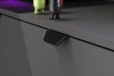 Gamingtisch Work in grau Gamer Schreibtisch inkl. LED mit Farbwechsel