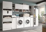 Waschmaschinenschrank Flexy in wei� Set 6-teilig 190 x 195 cm