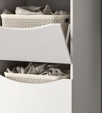 Waschmaschinenschrank Flexy in wei� Set 3-teilig 176 x 196 cm