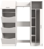 Waschmaschinenschrank Flexy in wei� Set 3-teilig 176 x 196 cm