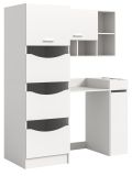 Waschmaschinenschrank Flexy in wei� Set 4-teilig 155 x 196 cm