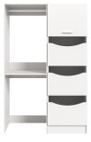 Waschmaschinenschrank Flexy in wei� Set 2-teilig 126 x 196 cm