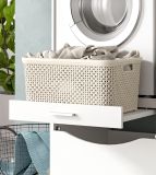 Waschmaschinenschrank Flexy in wei� Set 4-teilig 242 x 196 cm