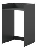 Waschmaschinenumbau Flexy in grau �berbauschrank f�r Waschmaschine und Trockner