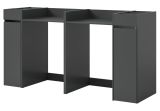 Waschmaschinenumbau Set Flexy in grau 4-teilig 2 x �berbauschrank und 2 x Anstellregal