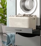 Waschmaschinenschrank Flexy in grau Set 3-teilig 176 x 196 cm