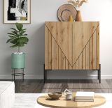 Kommode Norick in Evoke Eiche Sideboard 80 x 91 cm, Soft-Close