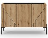 Sideboard Norick in Evoke Eiche Kommode 120 x 81 cm, Soft-Close