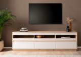 TV-Lowboard Kiruma in Kaschmir und Artisan Eiche TV Unterteil 202 x 60 cm