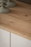 Sideboard Kiruma in Kaschmir und Artisan Eiche Kommode 202 x 89 cm, Soft-Close