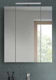 Badezimmer Spiegelschrank Telly in wei� Badschrank 3-t�rig 60 x 70 cm