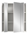 Badezimmer Spiegelschrank Telly in wei� Badschrank 3-t�rig 60 x 70 cm
