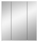 Badezimmer Spiegelschrank Luna in gr�n Badschrank skandinavisch 3-t�rig 60 x 68 cm