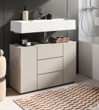 Waschbeckenunterschrank Larik in Kaschmir Badezimmer Unterschrank 82 x 56 cm