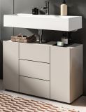 Waschbeckenunterschrank Larik in Kaschmir Badezimmer Unterschrank 82 x 56 cm