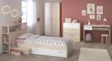 Parisot Kinder- und Jugendzimmer Set 5-teilig Charly in Akazie und wei�