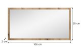 Garderobenspiegel Loreno in Evoke Eiche Wandspiegel 106 x 55 cm