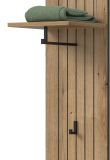 Garderobe Set 4-teilig Loreno in Evoke Eiche 258 x 192 cm