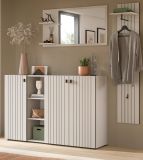 Garderobenpaneel Loreno in Kaschmir Wandgarderobe 31 x 160 cm