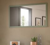 Garderobenspiegel Loreno in gr�n Wandspiegel 106 x 55 cm