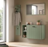 Garderobenpaneel Loreno in gr�n Wandgarderobe 31 x 160 cm