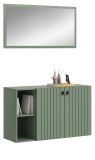 Garderobe Set 2-teilig Loreno in gr�n 106 x 192 cm