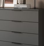 Sideboard Swan in grau Kommode 148 x 80 cm