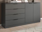 Sideboard Swan in grau Kommode 148 x 80 cm