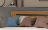 Schlafzimmer Set 3-teilig Cooper in Artisan Eiche und grau mit Bett Liegefl�che 140 x 200 cm und 2x Nachttisch