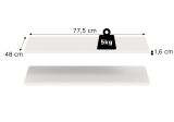 Kleiderschrank Carter in wei� Dreht�renschrank 3-t�rig 120 x 176 cm