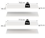 Kleiderschrank Carter in wei� Dreht�renschrank 5-t�rig 200 x 176 cm