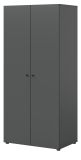 Kleiderschrank Carter in grau Dreht�renschrank 2-t�rig 80 x 176 cm