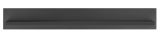 Wandboard Filmore in Schwarz matt Landhaus 180 x 25 cm
