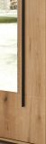 Schuhschrank mit Spiegel Design-D in Evoke Eiche 50 x 200 cm