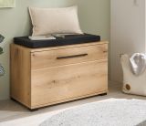 Garderobe Sitzbank Design-D in Evoke Eiche 80 x 50 cm