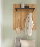 Garderobenpaneel Design-D in Evoke Eiche 79 x 89 cm