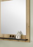 Garderobenspiegel mit Ablage Design-D in Evoke Eiche 79 x 89 cm