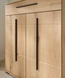 Garderobe Set 5-teilig Design-D in Evoke Eiche 230 x 200 cm
