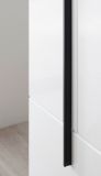 Schuhschrank Design-D in wei� Hochglanz 50 x 200 cm