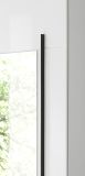 Schuhschrank mit Spiegel Design-D in wei� Hochglanz 50 x 200 cm