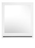 Garderobenspiegel mit Ablage Design-D in wei� 79 x 89 cm
