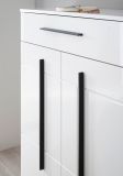 Garderobe Set 5-teilig Design-D in Wei� Hochglanz 230 x 200 cm