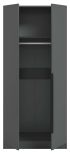 Kleiderschrank Swan in grau Dreht�renschrank 2-t�rig 80 x 181 cm