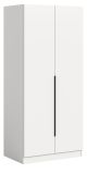 Kleiderschrank Swan in wei� Dreht�renschrank 2-t�rig 80 x 181 cm