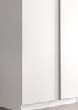 Kleiderschrank Girona in wei� Dreht�renschrank 2-t�rig 80 x 183 cm