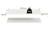 Kleiderschrank Girona in wei� Dreht�renschrank 2-t�rig 80 x 183 cm