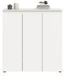 Kommode Assino in wei� 105 x 111 cm mit 10 F�chern